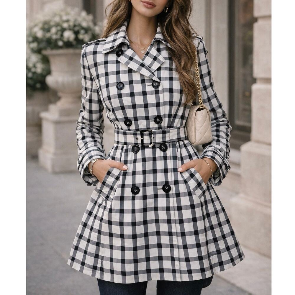NWT‎ $495 Designer Jane Post Black & White Minimalist Quiet Luxury Jacket / Coat